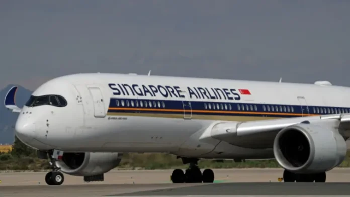 Pic of Singapore Airline Aircraft