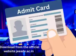 Jee Admit card download open