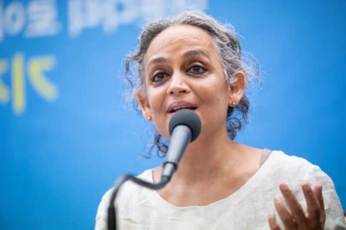 Indian novelist Arundhati Roy